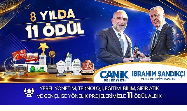 Canik Belediyesi Ödüllere Doymuyor